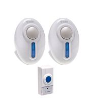 Звонок беспроводной аналоговый Космос (KOC AG520C1) 32 мелодии белый картинка 